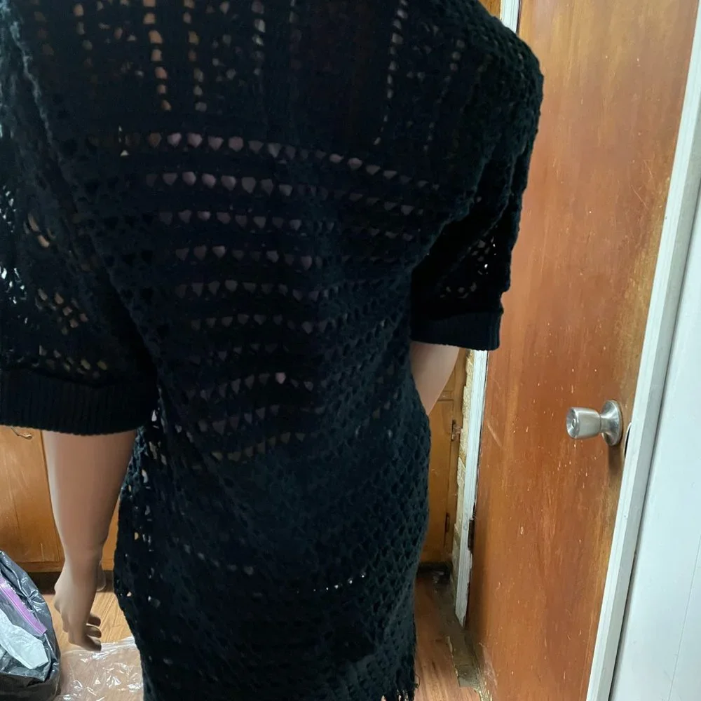 Chico's 0 Open Knit Cardigan - Picture 4 of 4